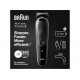 Braun All-in-One Trimmer  MGK5360 Σετ 8 in 1 Επαναφορτιζόμενη Κουρευτική Μηχανή Μαύρη