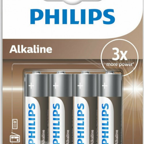 Philips LR6A4B/10 Long Lasting Power AA (4τμχ) Αλκαλικές Μπαταρίες