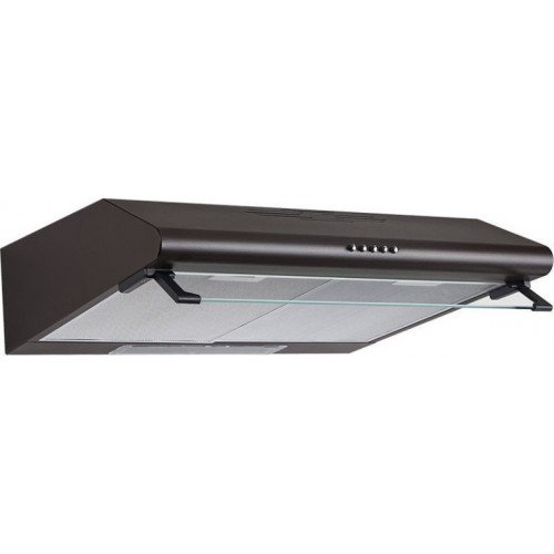 Pyramis Essential Αποροφητήρας Aπλός με 2 Μοτέρ 60cm Καφέ (065029402)
