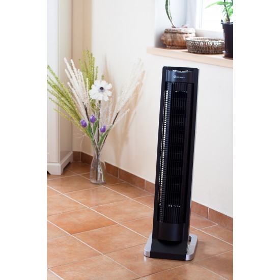 Rohnson R-815 Tower Fan με Τηλεχειριστήριο 40w Μαύρος