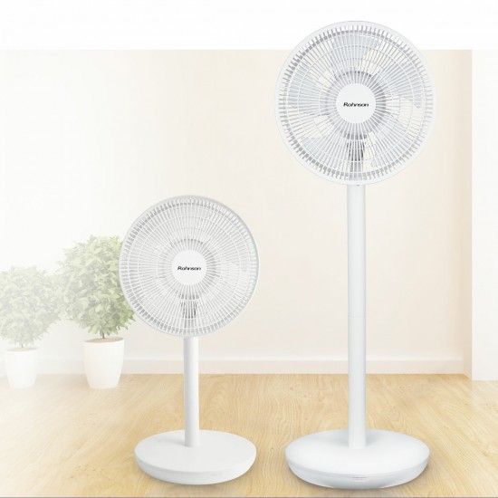 Rohnson R-8300 Ανεμιστήρας Επιδαπέδιος 2 σε 1 30cm 35w Λευκός