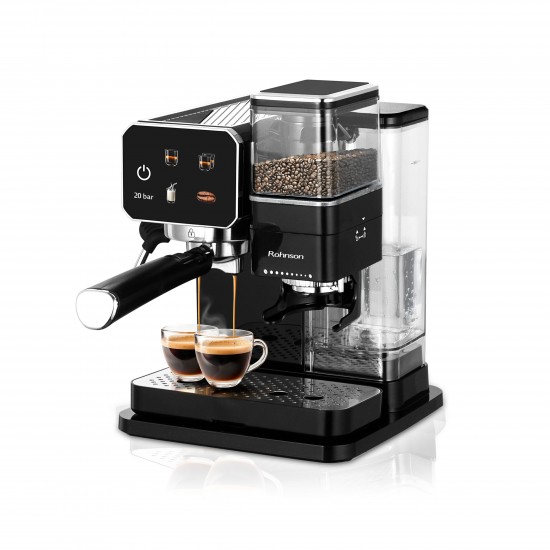 Rohnson R-98060 Μηχανή Espresso με Μύλο Άλεσης