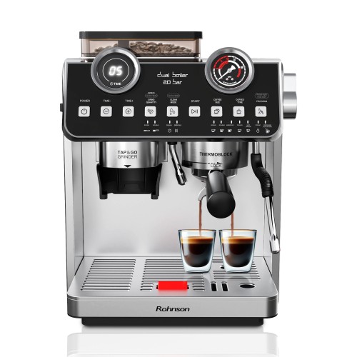 Rohnson R-98200 Μηχανή Espresso με Μύλο Άλεσης