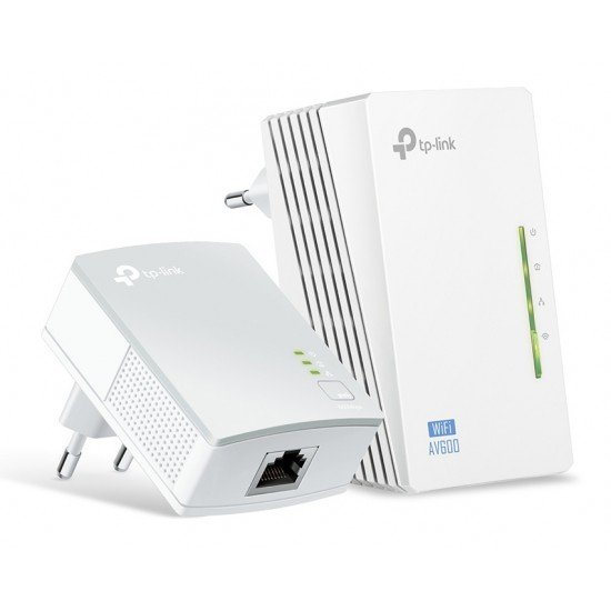 TP-LINK Wi-Fi AV600 Powerline Extender Kit TL-WPA4220, 300Mbps, Ver. 4.0