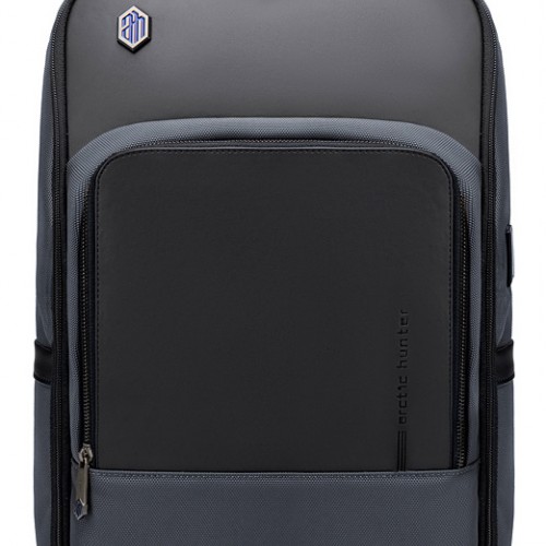 ARCTIC HUNTER τσάντα πλάτης B00403 με θήκη laptop 15.6", USB, 19L, γκρι