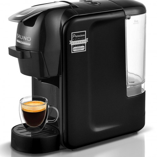 BRUNO καφετιέρα espresso 3 σε 1 BRN-0124, 1450W, 19 bar, μαύρη