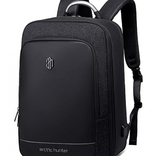 ARCTIC HUNTER τσάντα πλάτης B00227L με θήκη laptop 17", 41L, USB, μαύρη