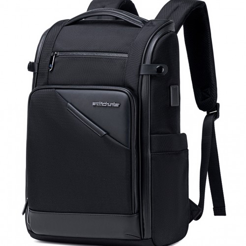 ARCTIC HUNTER τσάντα πλάτης B00675 με θήκη laptop 15.6", USB, 15L, μαύρη