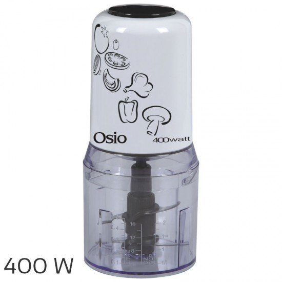 Osio OMC-2312W Λευκός Πολυκόφτης με 2 σετ λεπίδων 400 W