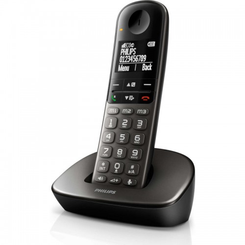 Philips XL4901DS/GRS (Ελληνικό Μενού) Ασύρματο τηλέφωνο συμβατό με ακουστικά βαρηκοΐας, με ανοιχτή ακρόαση, φωτ. οθόνη και φραγή κλήσεων