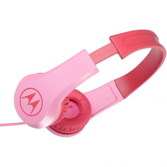 Motorola SQUADS 200 Pink Οn ear παιδικά ακουστικά Hands Free με splitter