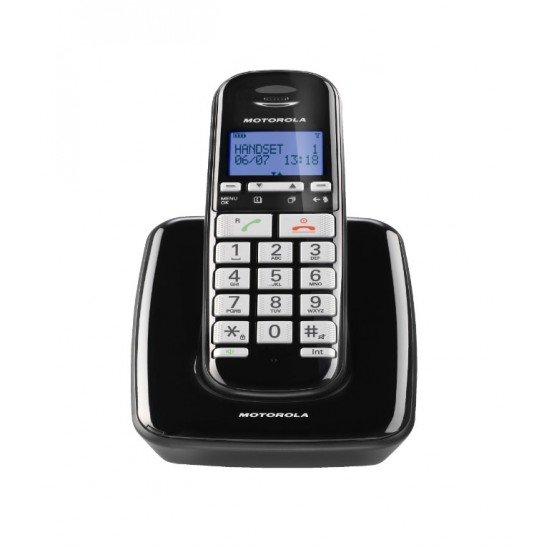 Motorola S3001 BLACK (Ελληνικό Μενού) Ασύρματο τηλέφωνο συμβατό με ακουστικά βαρηκοΐας