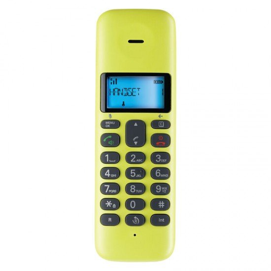 Motorola T301 Lime Lemon (Ελληνικό Μενού) Ασύρματο τηλέφωνο με ανοιχτή ακρόαση