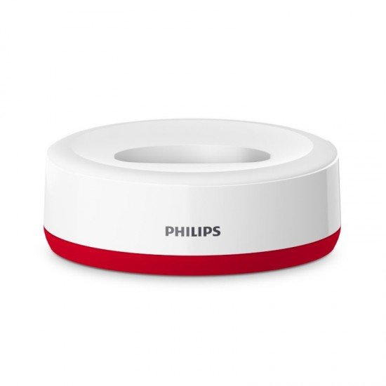 Philips D1611R/GRS Κόκκινο (Ελληνικό Μενού) Ασύρματο τηλέφωνο με ανοιχτή ακρόαση, φωτιζόμενη οθόνη και 50 μνήμες